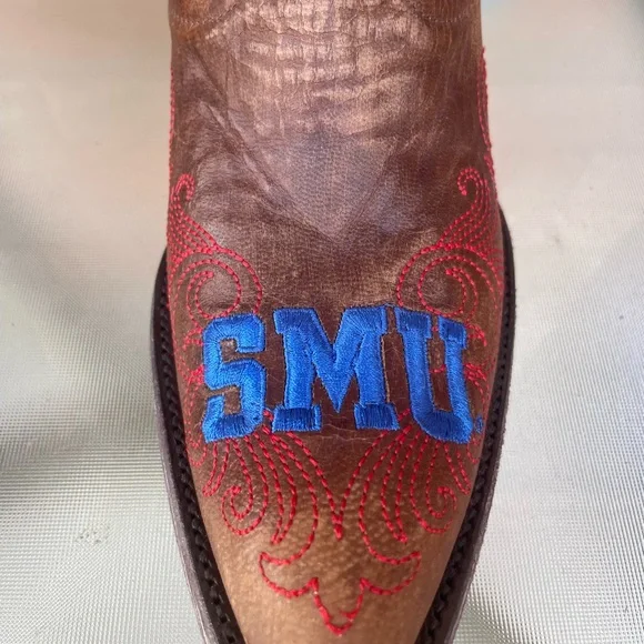 SMU Mustangs Gameday Cowboy Boots - Picture 2 of 9